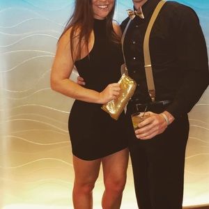 Forever 21 Black Bodycon Dress - Size Small